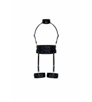 Mulvxbrf Brf02 Siyah Harness Takım Geniş Bel Boyunluk Detaylı - Brf1031 (Mulvix)
