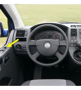 VW Caravelle T5 2004-2010 Dış Dikiz Aynaları Ayar Düğmesi 7E1959565A