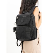 Ultra Hafif Orta Boy Sırt Çantası Çok Cepli Unisex Siyah (Model: 571-4A)