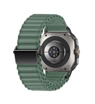 Samsung Galaxy Watch Ultra 47mm Uyumlu Zore KRD-120 Naylon Kumaş Hasır Örgülü Kordon