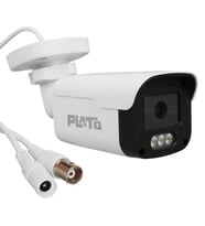 Plato PL-37707 AHD Bullet Güvenlik Kamera 2MP 3 Warm Led Sesli 3.6MM Renkli Gece Görüş (Mikrofonlu)