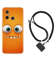 Xiaomi Redmi 12C Kılıf Silikon Boyun Askılı İpli Desenli Silikon Dişlek 1615