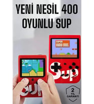 Yeni Nesil Çocuklara Özel Sup 400 Oyunlu Mini El Konsolu