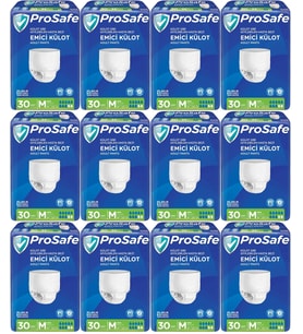 Prosafe Emici Külot Hasta Bezi Orta-Medium 360 Adet (12PK*30)