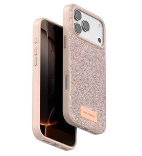 Iphone 17 Bright Simli Kapak - Pembe