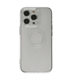 Apple iPhone 14 Pro Kılıf Santa Lens Silikon - Şeffaf