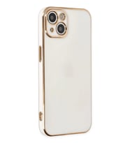 iPhone 14 Plus Kılıf Volet Silikon - Beyaz