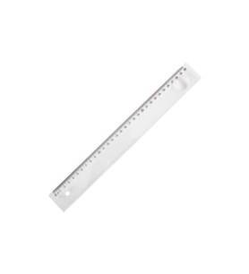 Ark 30Cm Mercekli Şeffaf Plastik Cetvel