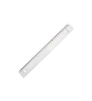 Ark 30Cm Mercekli Şeffaf Plastik Cetvel