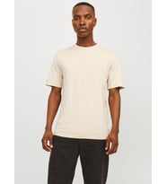 JJEORGANIC BASIC TEE SS O-NECK NOOS Moonbeam