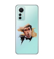 Xiaomi Mi 12 Lite Uyumlu Tony Montana Scarface Desenli Şeffaf Telefon Kılıfı