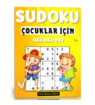 Çocuklar İçin Sudoku Kitabı (Sarı Serisi)