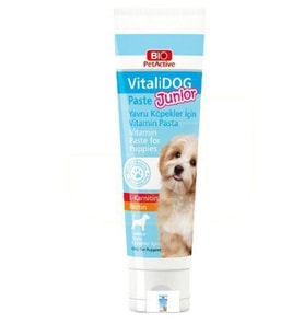 Bio Pet Active Vitalidog Junior Yavru Köpekler İçin Vitamin Macunu 100 Ml