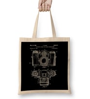 E Sauer Camera Patent Blueprints Contarex I Bez Çanta Uzun Saplı