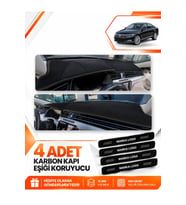 VOLKSWAGEN PASSAT B8 (2015-2020) Uyumlu Ön Torpido Koruma Kılıfı Halısı - Siyah