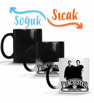 Supernatural Wınchester Sihirli Kupa Bardak Porselen