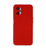 Realme 9i 4g Kılıf Nano İçi Kadife Silikon - Kırmızı