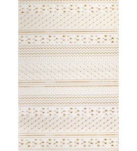 Krem Halı Bohem Stil Dijital Baskı Yıkanabilir Kaymaz Tabanlı Salon Koridor Geometrik Desenli