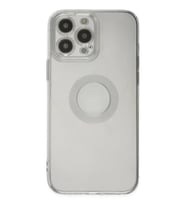 Newface Apple iPhone 14 Pro Max Kılıf Santa Lens Silikon - Şeffaf