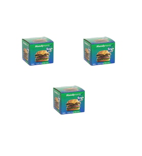Handynorm Hamburger Burger Pide Tost Sandviç Kılıfı Poşeti - 12.5x12.5 Cm. - 2000 Adetlik 3 Kutu