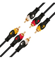 POWERMASTER 3 RCA + 3 RCA 1.5 METRE POŞETLİ GOLD 1. KALİTE KABLO