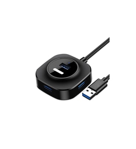 Qpen HUB06 Tak Çalıştır 4 Adet Usb 2.0 Çıkışlı Usb Çoklayıcı (Siyah)