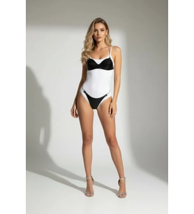 Mulvxbrf Brf02 Siyah Harness Takım Zincir Detaylı Suni Deri Bralet - Brf1169 (Mulvix)