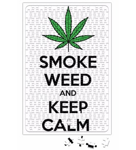 Smoke Weed And Keep Calm Connect Puzzle 240 Parça Yapboz