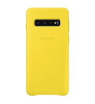Galaxy S10 ile Uyumlu Kılıf Leather Cover Sarı EF-VG973LYEGWW