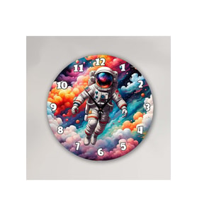 bilge Tasarım ÇOCUK ODASI Duvar Saati 30 x 30 CM (Karışık)