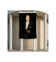 Asil Duruşlu Atatürk Poster Bayrak Premium Raşel Kumaş ATA79 2x3m