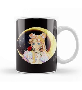 Sailor Moon Light Fanart 02 Kupa Bardak Porselen