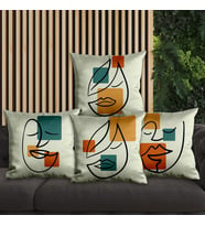 eJOYA Modern Tasarımlı 4'lü Yastık İçi Ve Kırlent Kılıfı 45cm 113778