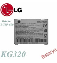 LG KG320 Batarya LG KG320 LGIP-600 Uyumlu Yedek Batarya