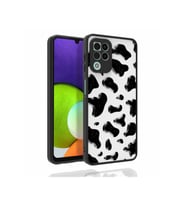 Samsung Galaxy M32 Uyumlu Kılıf Desenli Kamera Korumalı Parlak Zore Nora Kapak (Model 2)