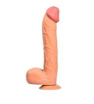 Lilitu Shop 31,5 cm Dev Boy Realistik Vantuzlu Dildo Penis