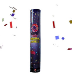 Konfeti karnaval rengarenk 30 cm pk:1-