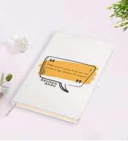 BK Gift Kişiye Özel Kendi El Yazın Mesajlı İsimli Hediye Beyaz Defter