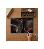 Paslı Arabalar- Nostaljik Arabalar Tasarımı 240 parça Ahşap Puzzle Ahşap Kutuda MP00032