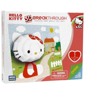 Mega Puzzle 140 Parça 3 Boyutlu Puzzle Breakthrough Hello Kitty