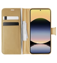 Microsonic Xiaomi Redmi Note 14 4G Kılıf Delux Leather Wallet Gold (Gold)