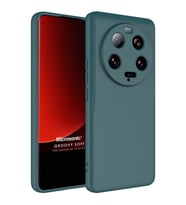 Microsonic Xiaomi Mi 13 Ultra Kılıf Groovy Soft Koyu Yeşil (Koyu Yeşil)