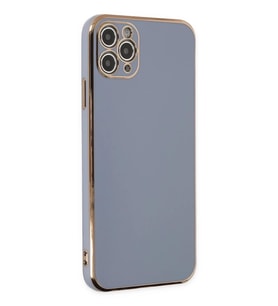 Newface Apple iPhone 11 Pro Max Kılıf Volet Silikon - Mavi
