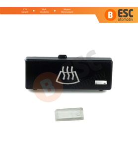 BMW X5 E53 2000-2006 5 Serisi E39 1996-2003 İçin Klima Kontrol Ön Cam Buğu Buz Çözücü Düğme Kapağı