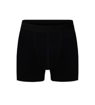 Erkek Pamuklu Likralı Siyah Boxer