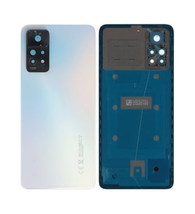 Redmi Note 11 Pro 4G Uyumlu Arka Pil Batarya Kapağı Kamera Lensli (Beyaz)