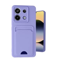 Xiaomi Redmi Note 13 Pro 5g Kılıf Kelvin Kartvizitli Silikon - Lila