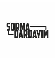 Sorma Dardayım Araba Sticker siyah 16x5 CM (Siyah)