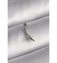 316L Çelik Gümüş Renk Çivi Model Piercing TJ-PR1364
