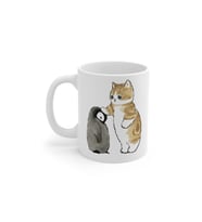 Kedi & Penguen Baskılı Kupa Bardak